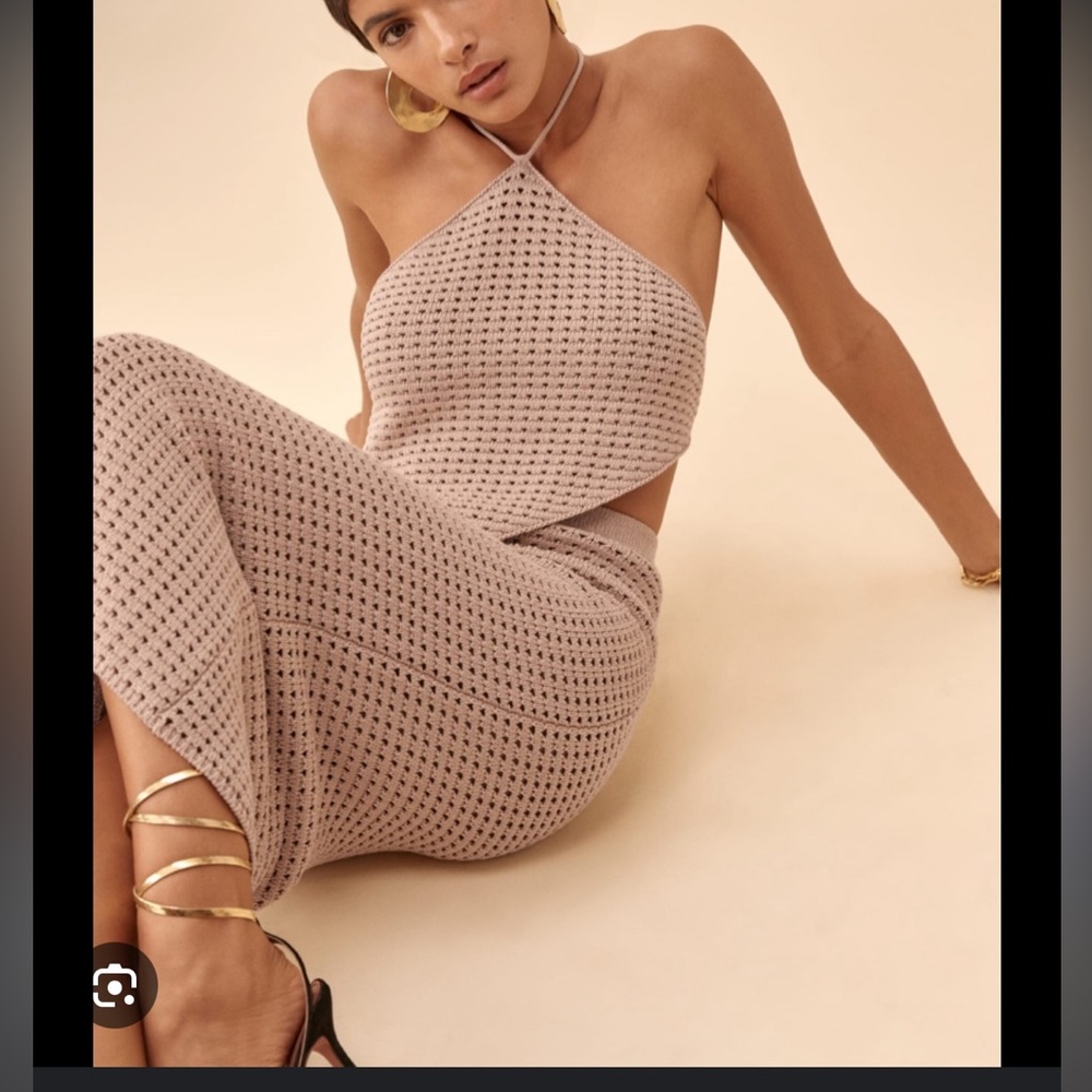 Gray Knit Halter Top